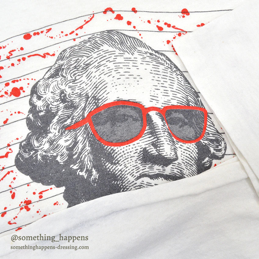 1980's HANES GEORGE WASHINGTON POP ART T-SHIRT... XL