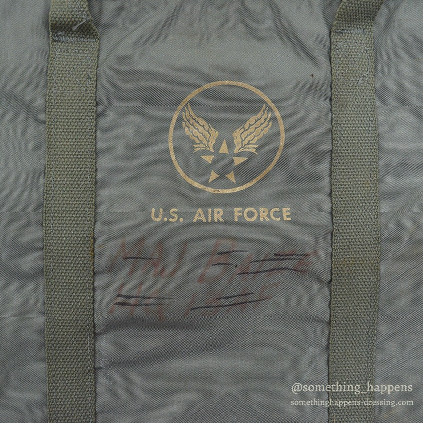 1950's USAF BAG, PROTECTIVE, HELMET...