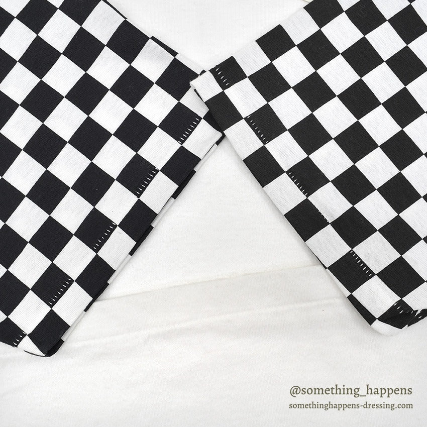 1990's DEADSTOCK LA CHECKER BOARD T-SHIRT... LARGE