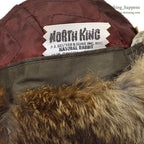 1980's LLBEAN NORTH KING NATURAL RABBIT FUR CAP...L
