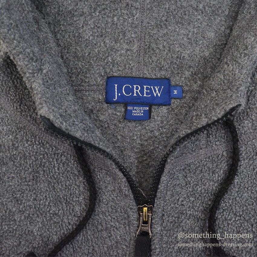 2000's J.CREW FLEECE JACKET Made in CANADA...M