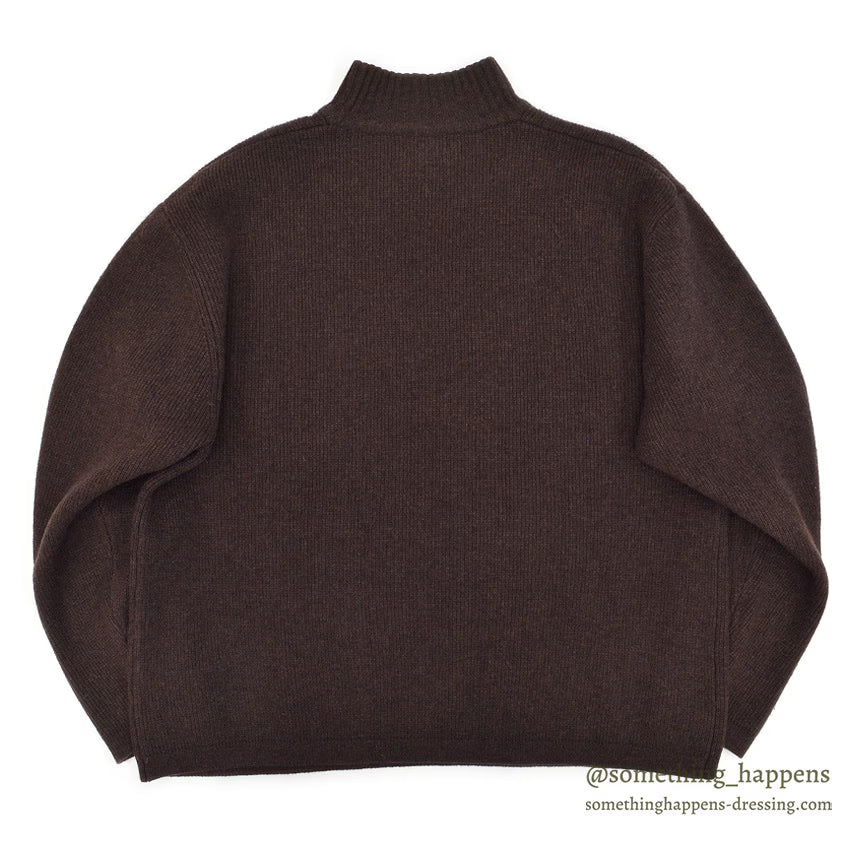 PATAGONIA BROWN LAMBSWOOL SWEATER ... L