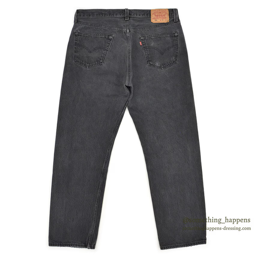 Levi's 501 BLACK DENIM PANTS FADED... W36/L30