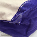 1970's LLBEAN BOAT AND TOTE PURPLE / ERROR TAG... LARGE