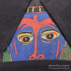 ~1990's WILDWOOD PRODUCTIONS PAINTING FACE ART T-SHIRT... LARGE