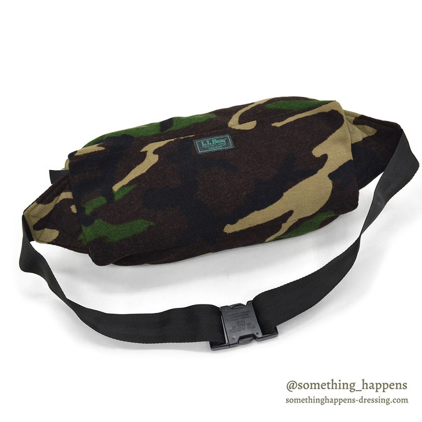 1980's~ LLBEAN STALKER FLEECE CAMO LUMBER PACK...