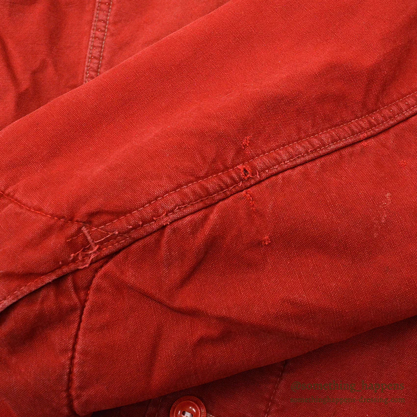 1950's~ HERCULES TWO-POCKET RED COVERALL BLANKET...