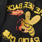 1960's OAKBROOK SPORTSWEAR BY SEARS THE BEE BUCK RADIO CLUB JACKET BLACK...