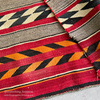 c.1900's NAVAJO RUG TRANSITIONAL SADDLE BLANKET ... 87cm/68cm