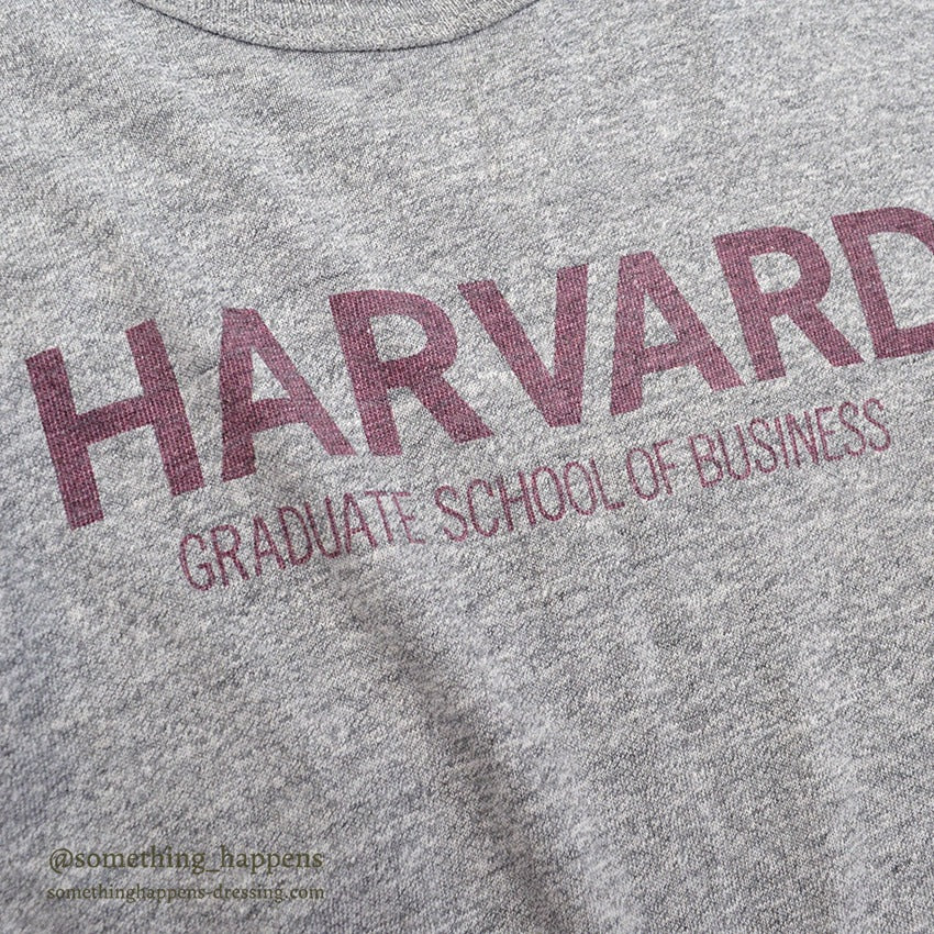 1980's CHAMPION HARVARD GRADUATE SCHOOL OF BUSINESS T-SHIRT...L