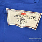 1980's DEADSTOCK Levi's 505-2818 BLUE COTTON TWILL PANTS... W31/L34