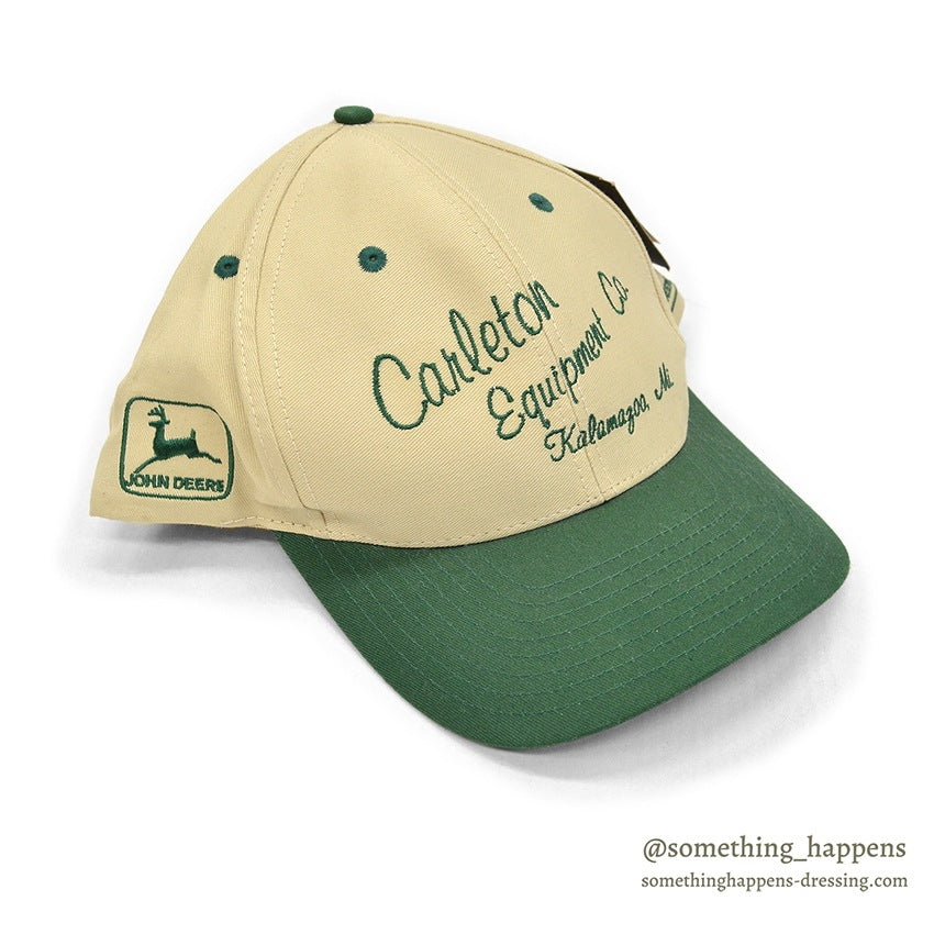 1990's~ DEADSTOCK JOHN DEERE ADVERTISING FARMER CAP...