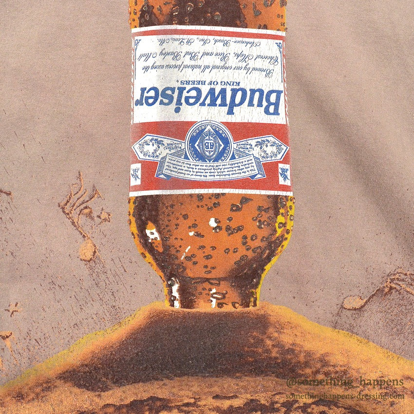 1990's CHANGES BUDWEISER THIS BUD'S FOR YOU GRAPHIC T-SHIRT ... XL