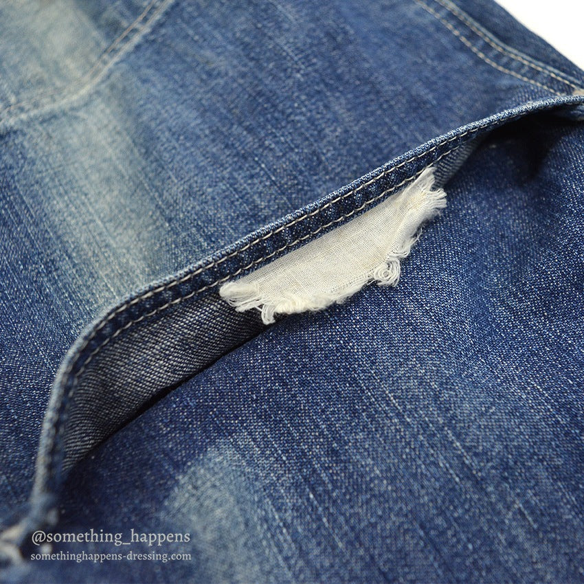 1950's HERCULES DENIM OVERALL SUN FADED ... W38/L28