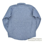 1960's DEADSTOCK BELTEX ALL COTTON CHAMBRAY L/S SHIRT... 16