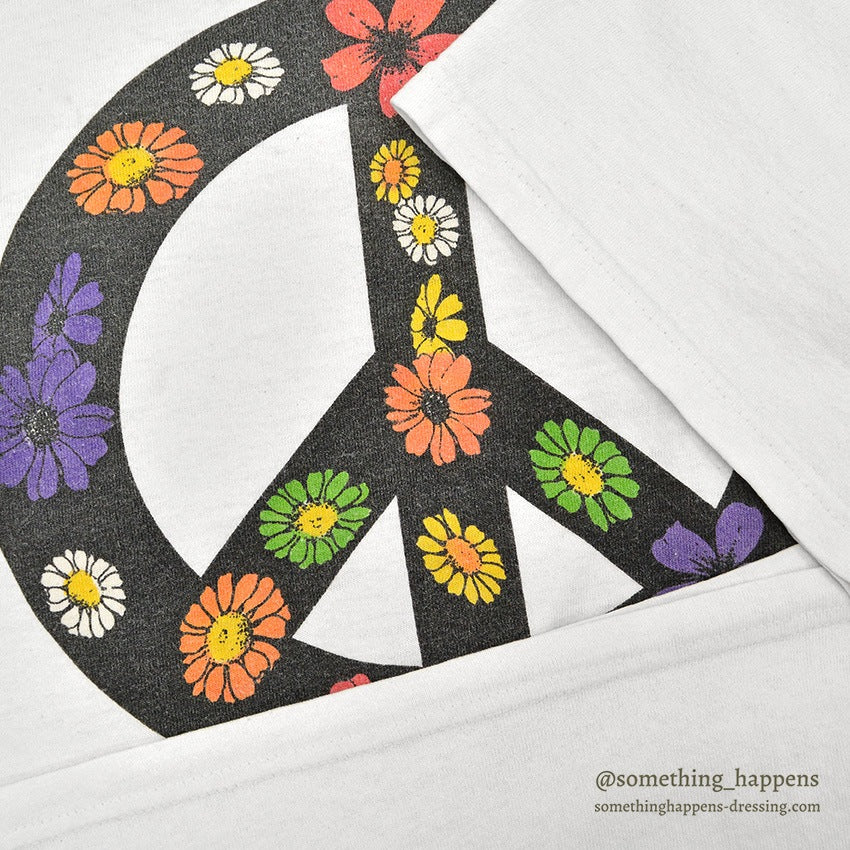 FRUIT OF THE LOOM BERKELEY PEACE & WILD FLOWER T-SHIRT ... XXL