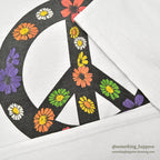 FRUIT OF THE LOOM BERKELEY PEACE & WILD FLOWER T-SHIRT ... XXL