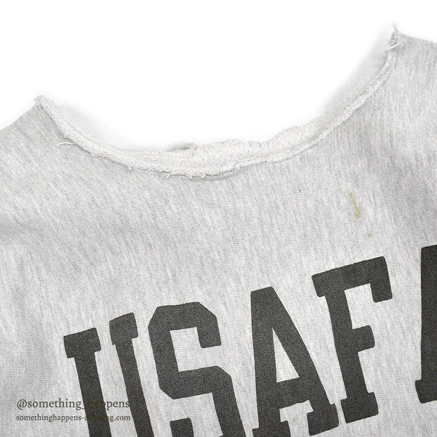 1990's CHAMPION USAFA REVERSE WEAVE SWEAT PARKA CHOPPED HOOD ...