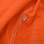 1980's~ ORANGE OVERDYED CANVAS COVERALL...
