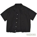 1960's~ BLACK OVERDYED S/S SHIRT ...