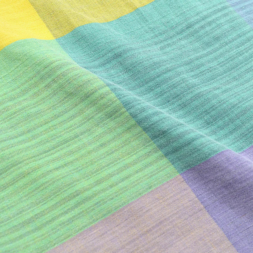 1980's~ EDDIE BAUER SUPERIOR MADRAS S/S SHIRT ... S
