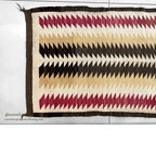 c.1940's NAVAJO RUG ZIGZAG PATTERN... 120cm/84cm