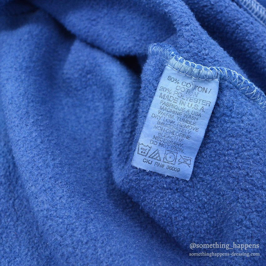 1990's CALVIN KLEIN JEANS BLUE OVERDYED SWEAT SHIRT...L