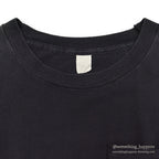 1970's~ BLACK PLAIN POCKET T-SHIRT ...