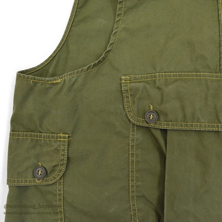 1960's LLBEAN FISHING VEST HALF MOON POCKET...