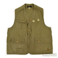 1950's LLBEAN FISHING VEST HALF MOON POCKET...