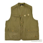 1950's LLBEAN FISHING VEST HALF MOON POCKET...