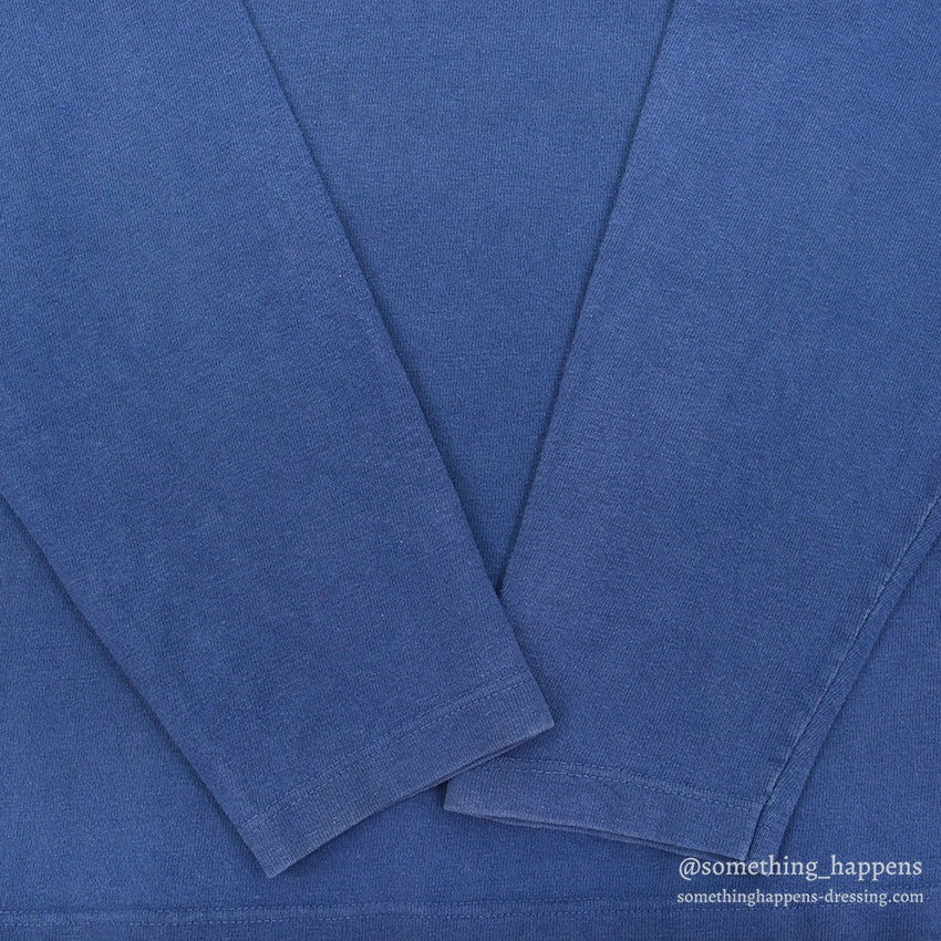 1980's EDDIE BAUER BLUE POCKET L/S TEE ... L