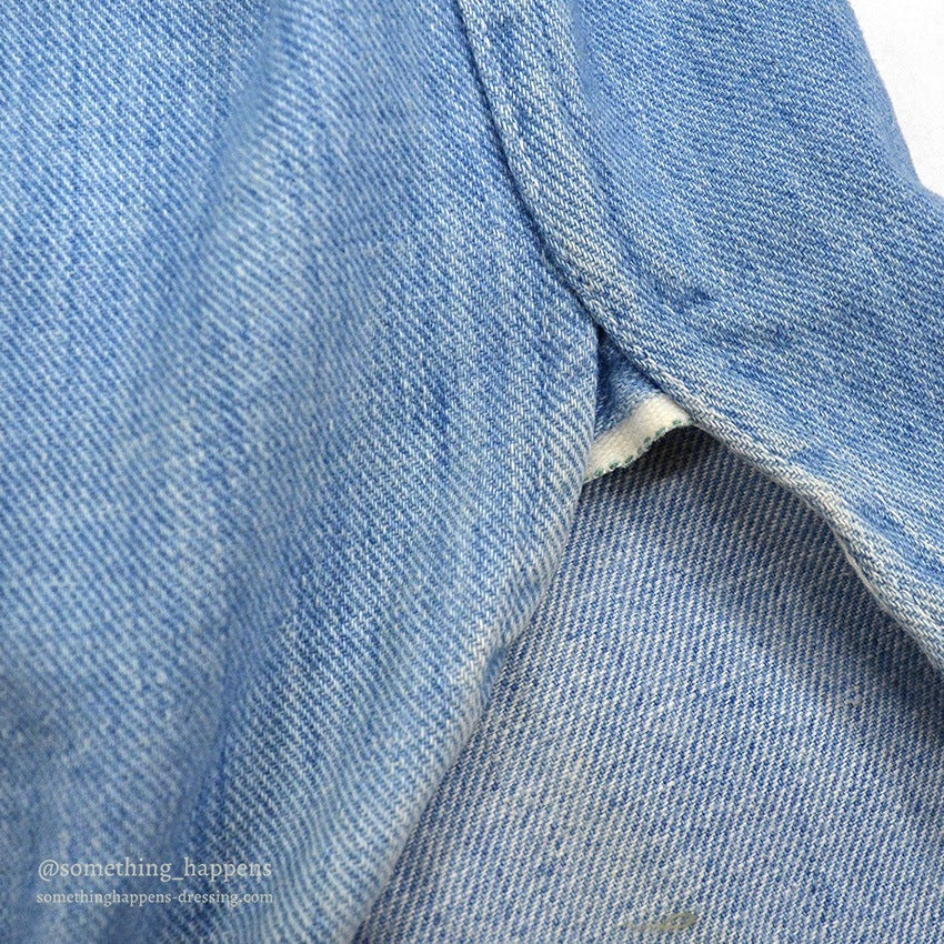 ~1960's FIVE BROTHER TYPE CPO DENIM SHIRT SELVEDGE ...