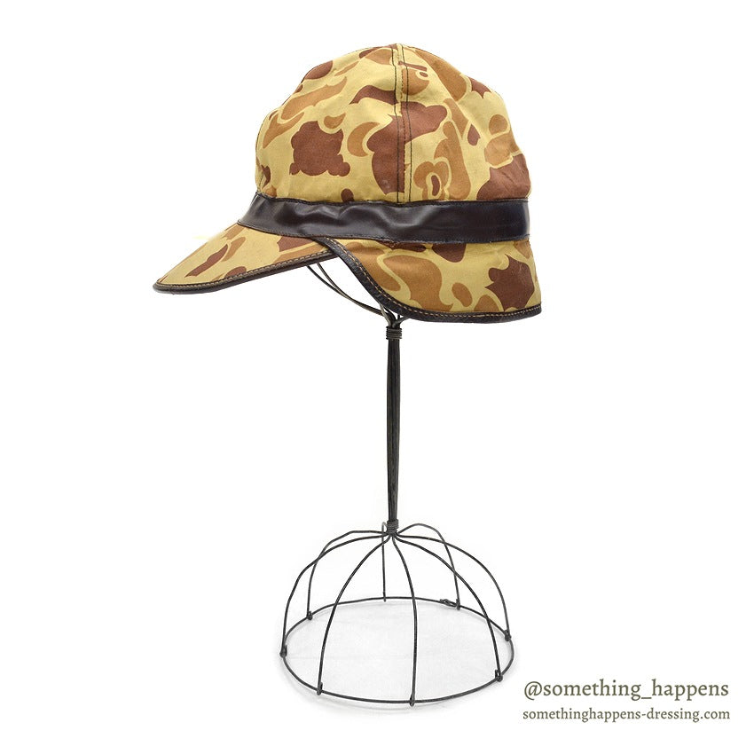 1940's~ LLBEAN DUCK HUNTER CAMO HUNTING CAP...