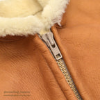 ~1990's DEADSTOCK SAWYER OF NAPA MOUTON SHEARLING VEST...L