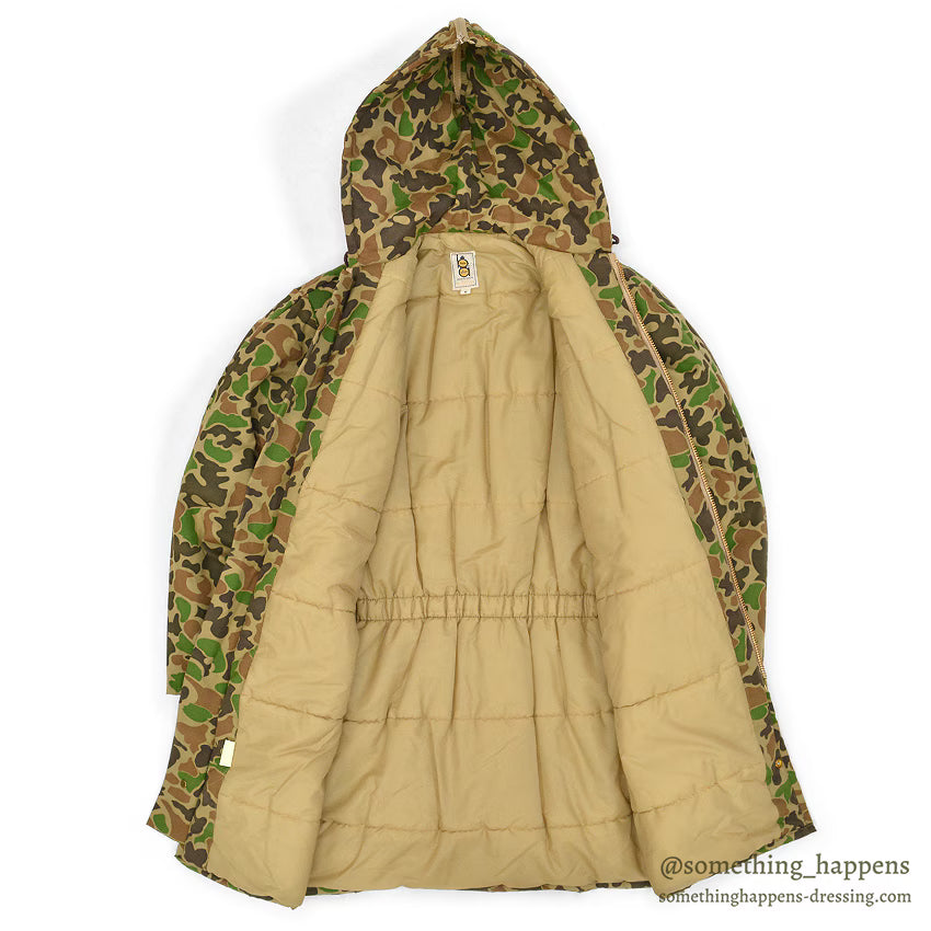 ~1970's DEADSTOCK BOB ALLEN DUCK HUNTER CAMO COAT ... S