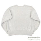 1950's CHAMPION RUNNER TAG INDIAN HEAD FLOCK PRINT SWEAT SHIRT ... L