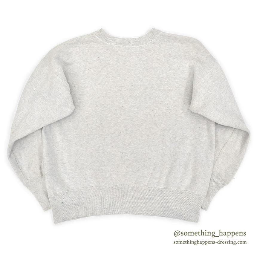 1950's CHAMPION RUNNER TAG INDIAN HEAD FLOCK PRINT SWEAT SHIRT ... L