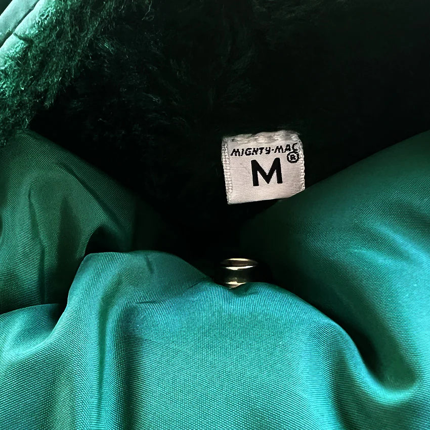 1970's MIGHTY-MAC NORSAC PRIME GOOSE DOWN VEST / GREEN ... M