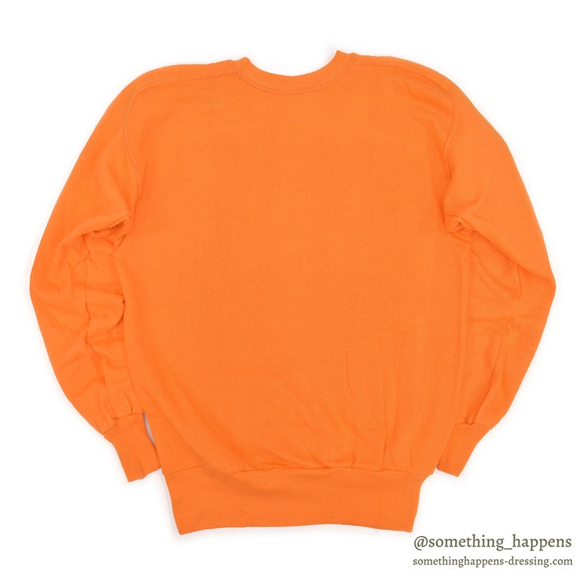 1960's DEADSTOCK BRENT ORANGE FREEDOM SLEEVE SWEAT SHIRT ... L