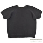 1960's PENNEY'S BLANK S/S SWEAT SHIRT / BLACK ... L