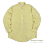 1990's BROOKS BROTHERS GINGHAM CHECK B/D SHIRT...