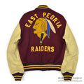 1960's KEENAN EAST PEORIA RAIDERS VARSITY JACKET... 38