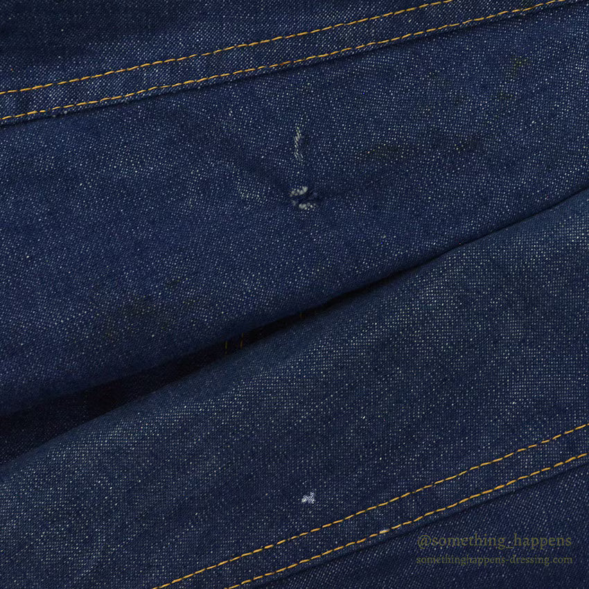 ~1960's SEARS TWO-POCKET DENIM JACKET / COTTON FLANNEL LINING ...