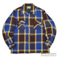~1950's TOWNCRAFT DE LUXE PLAID WOOL SHIRT ... M