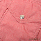 1970's~ BLACK BEAR PRIME GOOSE DOWN NYLON PUFFER JACKET / PINK ... M
