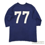 1970's CHAMPION FOOTBALL SHIRT / DARK BLUE...XL