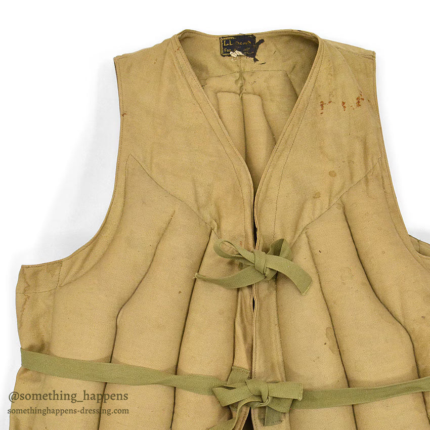 1940's L.L.BEAN WW2 LIFE PRESERVER VEST / RARE ...