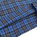 1950's~ UNUSUAL PULLOVER PLAID WOOL SHIRT...