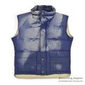 1980's REI DOWN VEST NAVY / SUN FADED... L